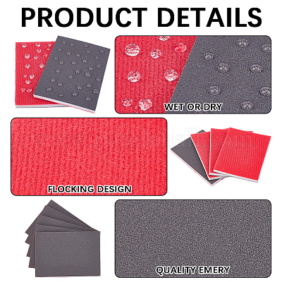 20 шт. шлифовальная губка с зернистостью 400 шт. шлифовальные блоки TOOL-SP0001-05A-1