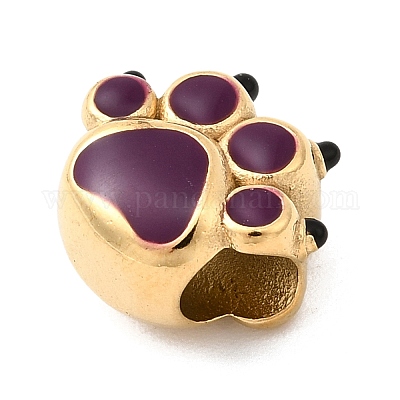 Европейские бусины из нержавеющей стали 304 STAS-D153-09A-G-1