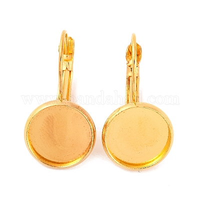 Латунная фурнитура Leverback для серег KK-C1244-NRG-1