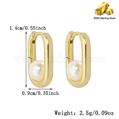 Модные серьги-кольца из стерлингового серебра s925 прямоугольной формы YL1493-1-1