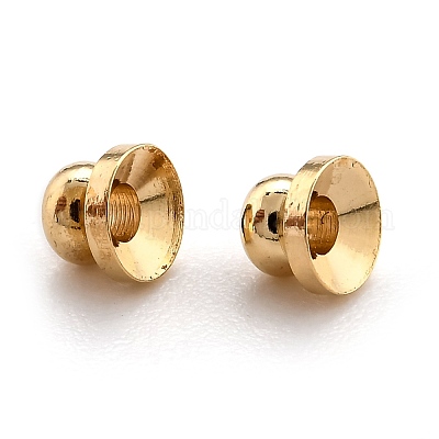 Колпачок из латунных бусин KK-H759-35A-G-1