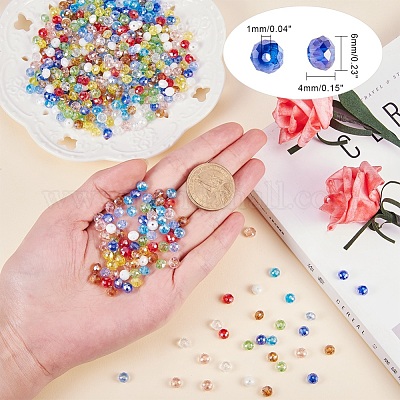 Pandahall elite гальванические стеклянные бусины EGLA-PH0003-14-1