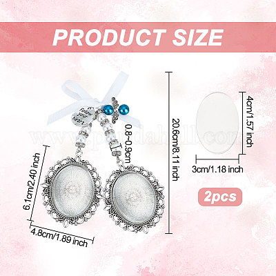 Сеттинги для кабошонов или кулона PALLOY-AB00008-1