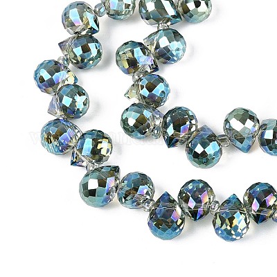 Прозрачные стеклянные бусины GLAA-T006-14A-1