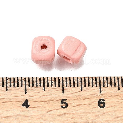 Спрей окрашены деревянные бусины WOOD-P021-01A-25-1