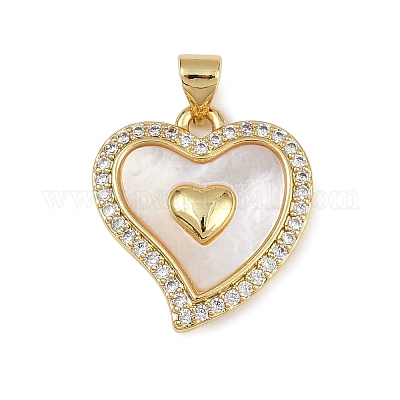 Латунные микро проложить кубического циркония подвески KK-D376-04G-1