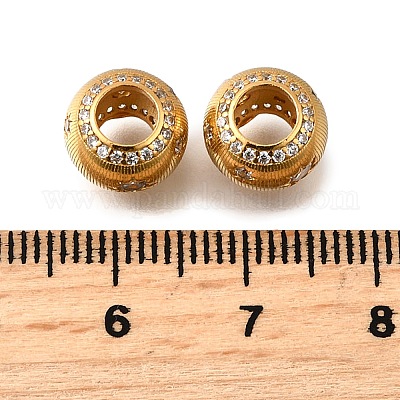 925 стерлингового серебра кубического циркония европейские шарики STER-F061-08G-1