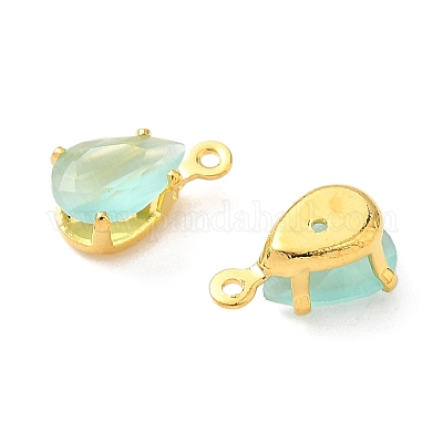 Латунные микро проложить кубического циркония подвески KK-S336-02G-B-1