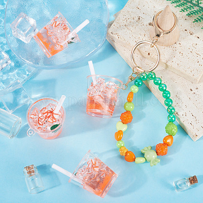 Большие подвески из прозрачной смолы RESI-TAC0019-04E-1