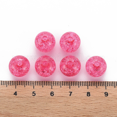 Прозрачных бусин акриловые треск MACR-S373-66A-N09-1