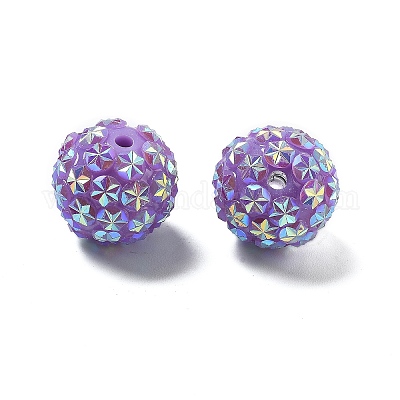 Акриловые стразы шарики бусины OACR-A035-01M-1