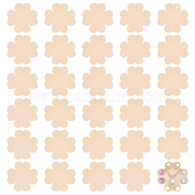 Органайзер для ювелирных украшений из фетра клевера DIY-WH0308-425-1