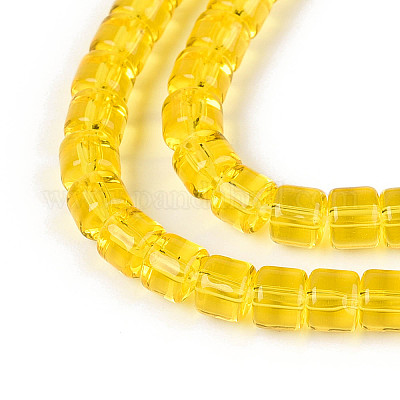 Прозрачные стеклянные бусины GLAA-N065-4x4mm-A02-1