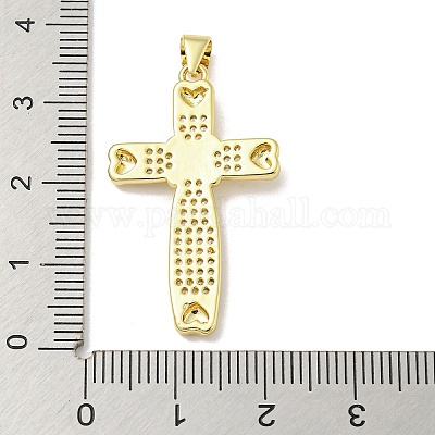 Стойки обшивки латунь микро проложить Циркон подвеску KK-F869-14G-1