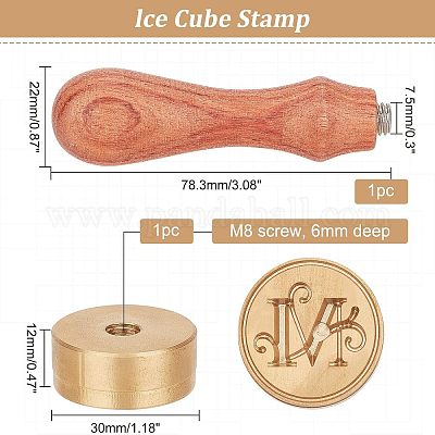 1шт латунная головка штампа DIY-OC0008-30M-1