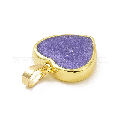 Настоящие 18-каратные позолоченные экологически чистые подвески из латуни с эмалью KK-F843-06G-05-1