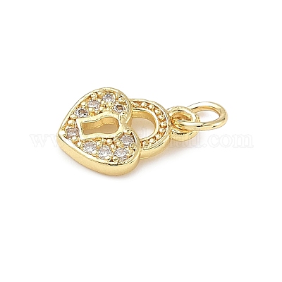 Латунные микро проложить кубического циркония подвески ZIRC-I356-38G-1