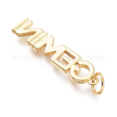 Латунные подвески&nbsp;ZIRC-I048-15G-12-1