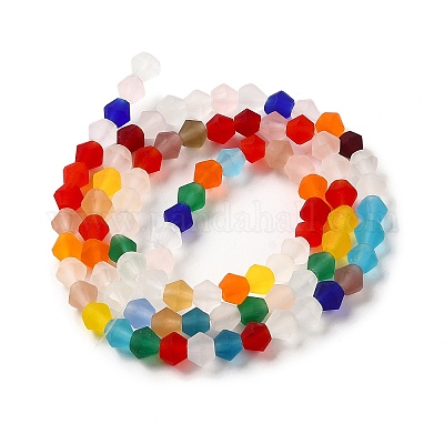 Имитировать нити бус из матового стекла из австрийского хрусталя EGLA-A039-T4mm-MD29-1