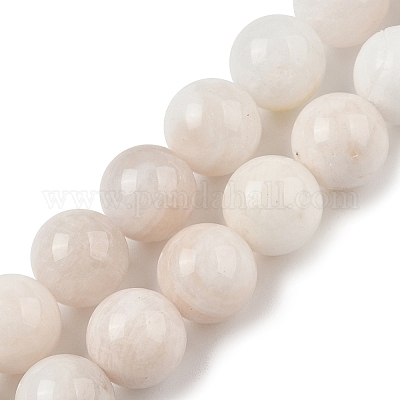 Бусины из натурального радужного лунного камня G-N328-024-10mm-AB-1