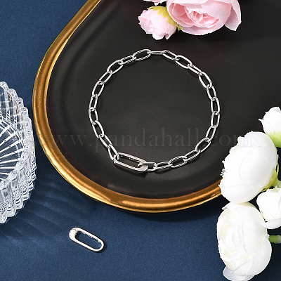 2 шт. 925 кольца-пружинки из стерлингового серебра STER-BBC0008-74-1