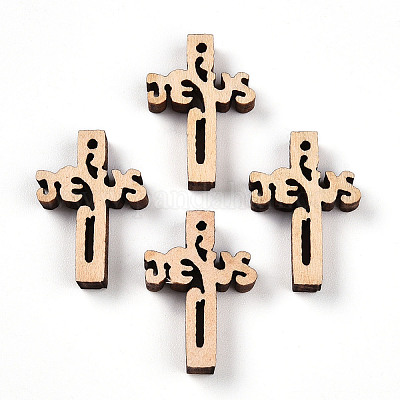 Подвески из натурального дерева WOOD-N016-65A-1