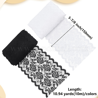 20м 2 цвета полиамидные нити кружевные ленты DIY-WR0004-88-1