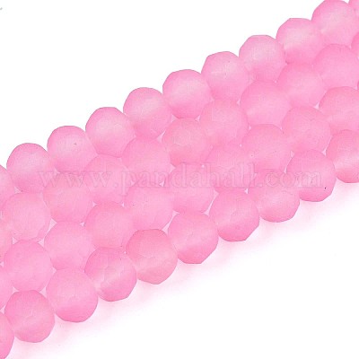 Нити стеклянных бусин FGLA-N003-6mm-05-1