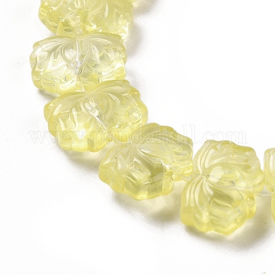 Прозрачные стеклянные бусины GLAA-F114-01D-1