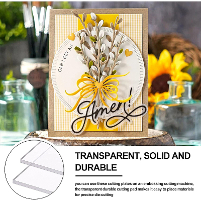 Прозрачные акриловые пластины DIY-WH0016-54A-1