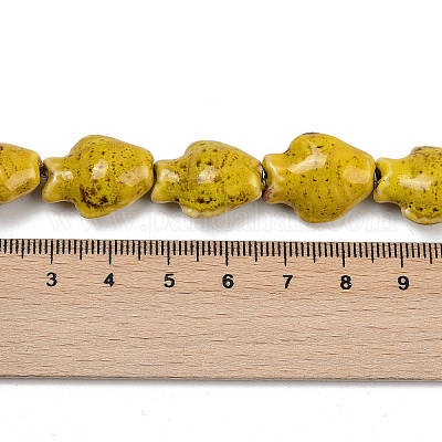 Фарфора ручной работы бисер нитей PORC-P030-01A-03-1