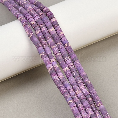 Окрашенные синтетические нити из имперской яшмы G-Z089-A03-K-1