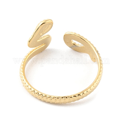 Кольца-манжеты из нержавеющей стали 304 в форме змеи RJEW-D002-14G-1