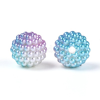 Имитация жемчуга акриловые&nbsp;OACR-T004-15mm-07-1