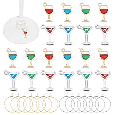 Набор для самостоятельного изготовления подвески для бокала вина DIY-UN0003-39-1
