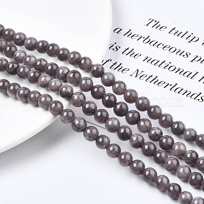 Природные окрашенные желтый нефрит драгоценный камень шарик нити G-R271-8mm-Y23-1