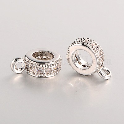 Латунные поручни из кубического циркония с микропаве ZIRC-J005-01P-1