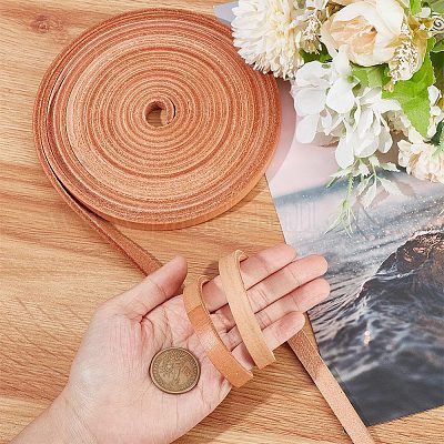 Плоский шнур из воловьей кожи WL-GF0001-10D-01-1