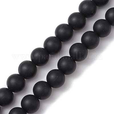 Круглые силиконовые и смоляные бусины сглаза имя карточка ожерелье шнурок NJEW-JN05095-01-1