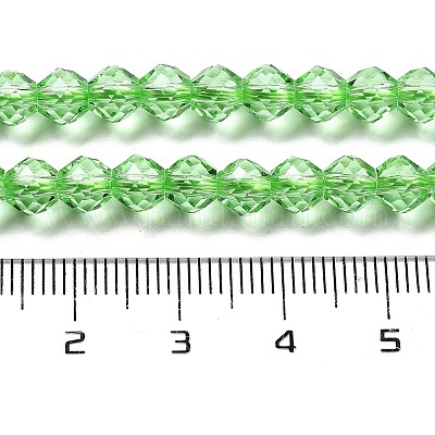 Прозрачные стеклянные бусины GLAA-A014-03F-1