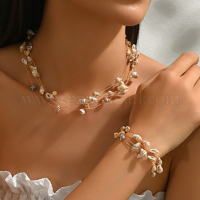 Набор из нескольких браслетов и ожерелий в стиле бохо для женщин MF0861-1
