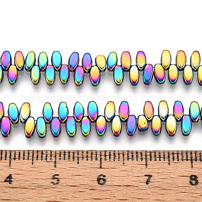 Гальванические нити из синтетических немагнитных гематитовых бусин G-T139-65A-1