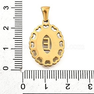 Подвески из нержавеющей стали 304 золотистого цвета STAS-K300-02G-E-1