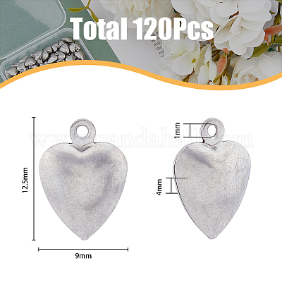 120 шт. подвески из нержавеющей стали 304 STAS-HY0001-28-1