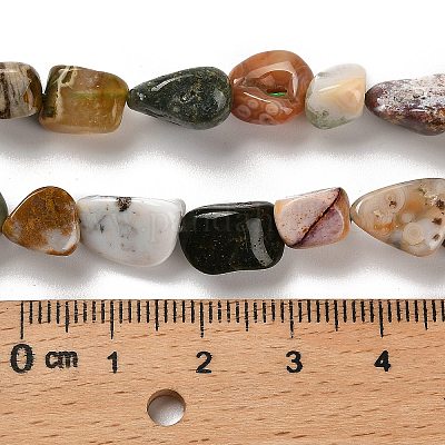 Океан Природный яшмы бисер нитей G-P497-01E-90B-1