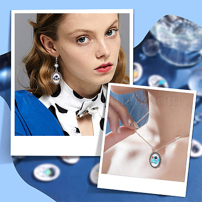 Кабошоны из стекла GLAA-PH0002-26B-1