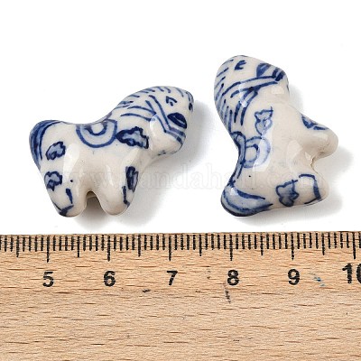 Фарфоровые бусины ручной работы PORC-Z007-05C-1