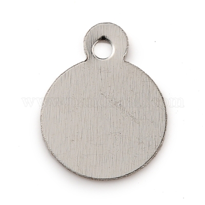 Плоские круглые железные амулеты&nbsp;IFIN-WH0063-09P-1