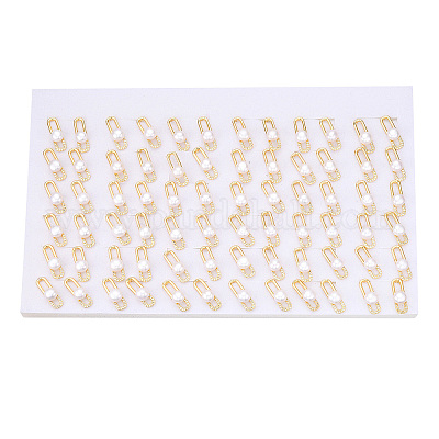 Серьги-гвоздики из натурального жемчуга с микропаве фианитами PEAR-N022-B01-1