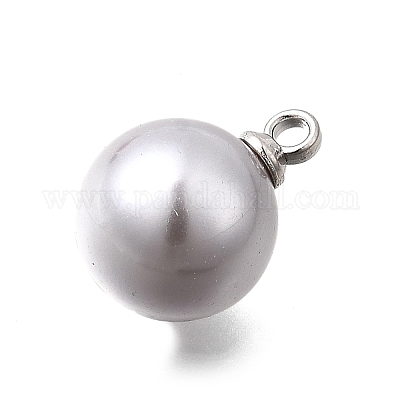 Подвески из АБС-пластика с жемчугом FIND-H052-01F-02P-1